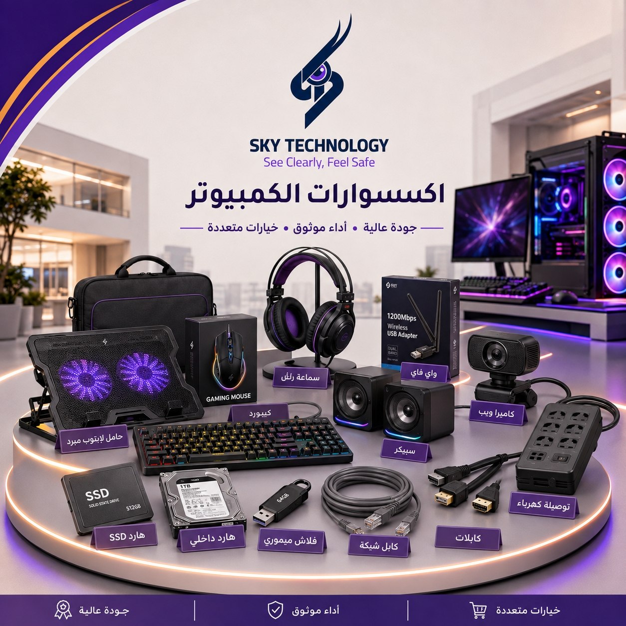 أكسسوارات كمبيوتر