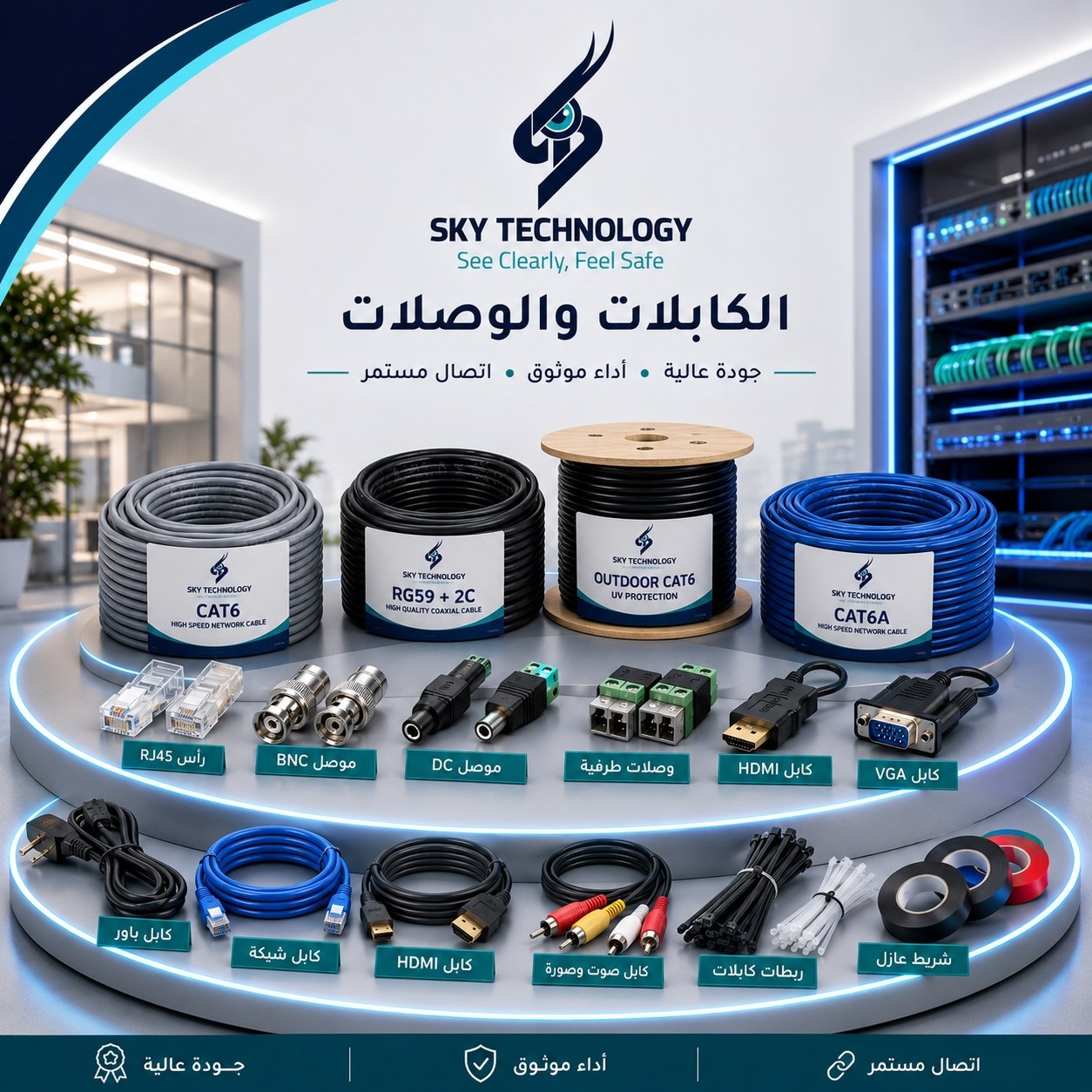 كابلات ووصلات