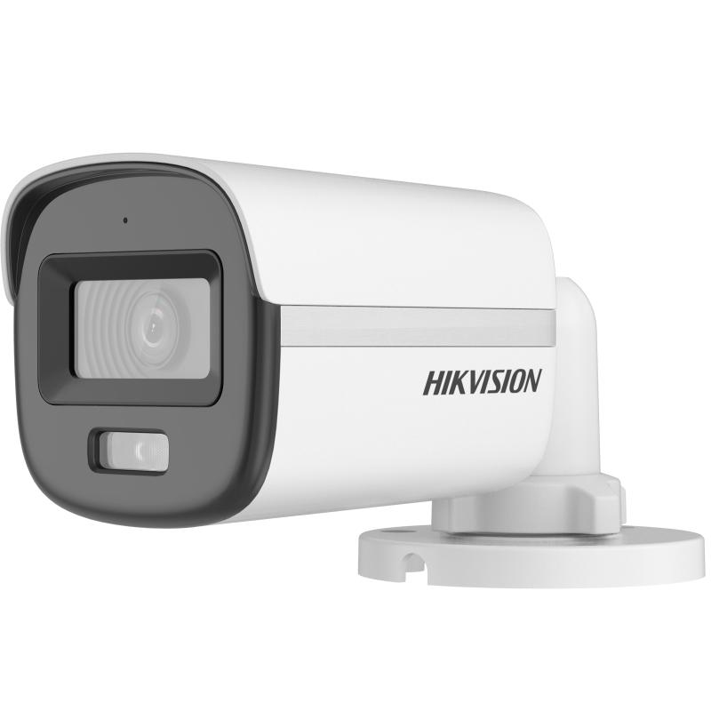 كاميرا خارجى ألوان ومايك بتقنية ColorVu الذكية بدقة 5 ميجا بكسل 3K DS-2CE16K0T-LPFS 3.6MM