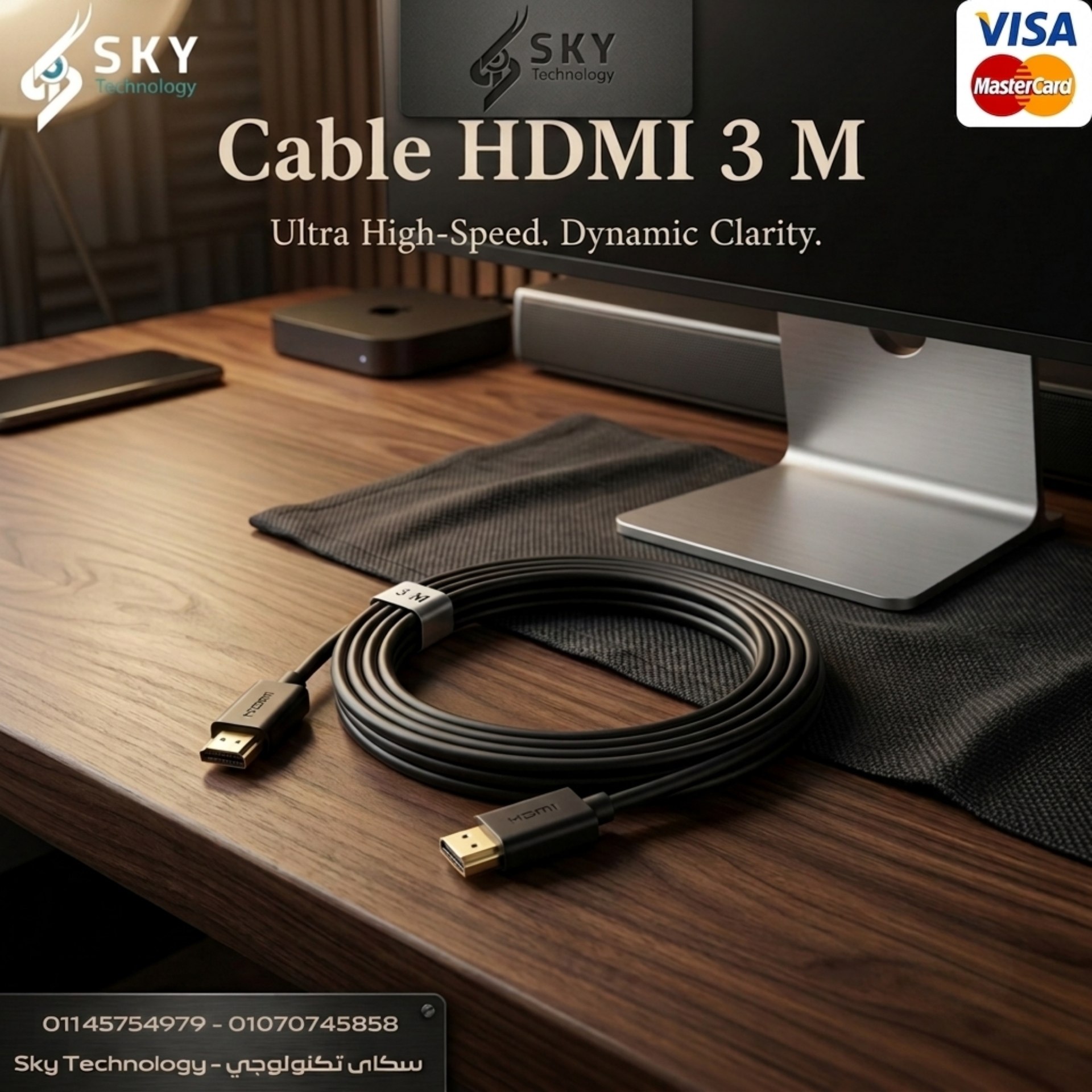كابل HDTV 3M 3